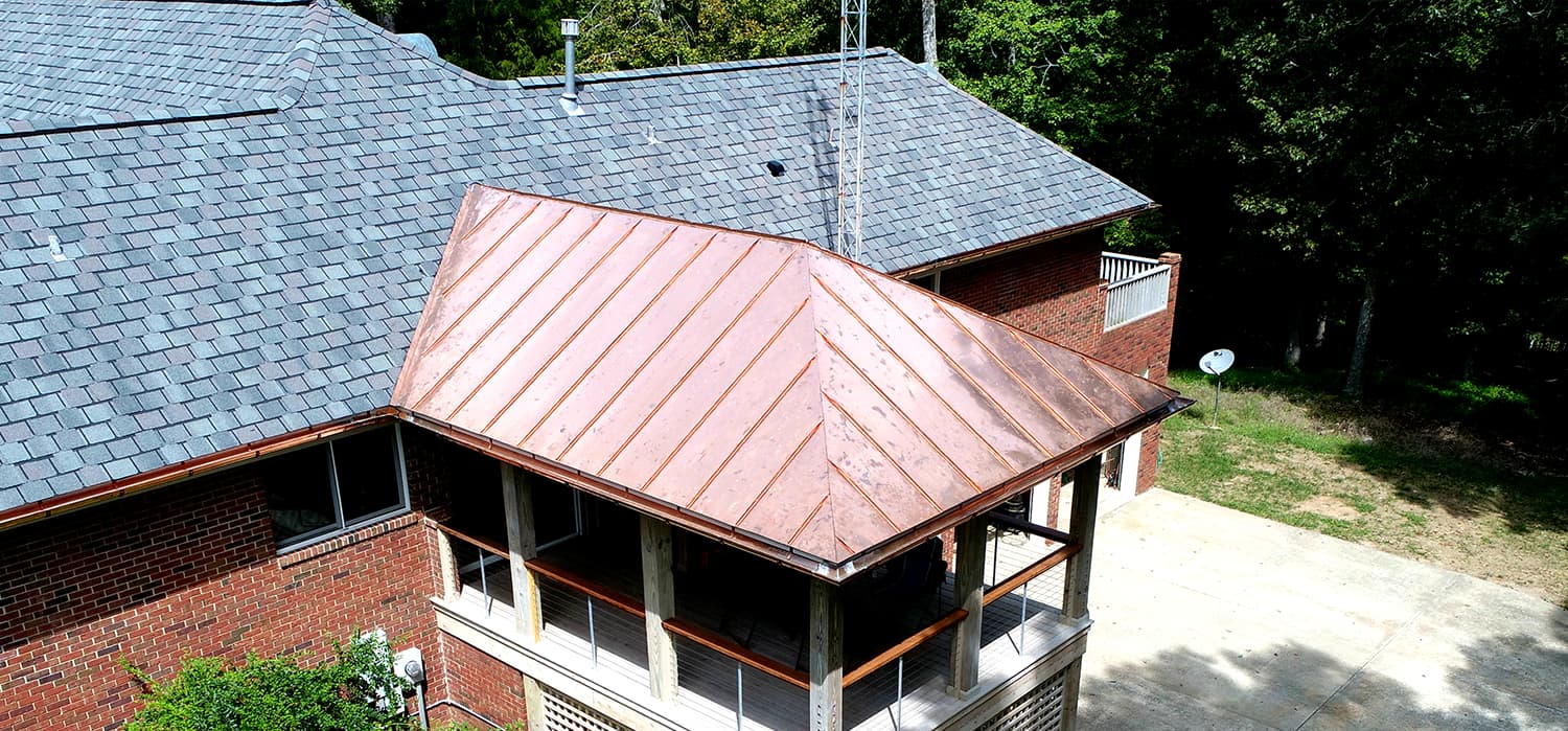 Stunning Combo Shingle Roofing and Custom Metal Fabrication
